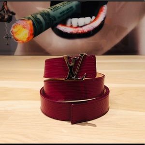 Louis Vuitton Epi Initiales Belt
